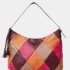 Retro Patchwork Slouchy Shoulder Bag