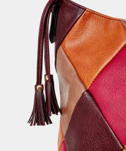 Retro Patchwork Slouchy Shoulder Bag
