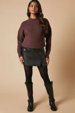 Ribbed Crew Neck Jumper