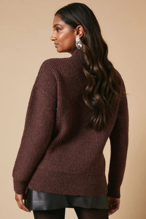 Ribbed Crew Neck Jumper