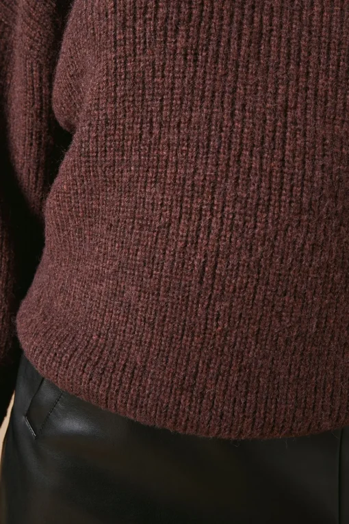 Ribbed Crew Neck Jumper