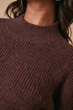 Ribbed Crew Neck Jumper