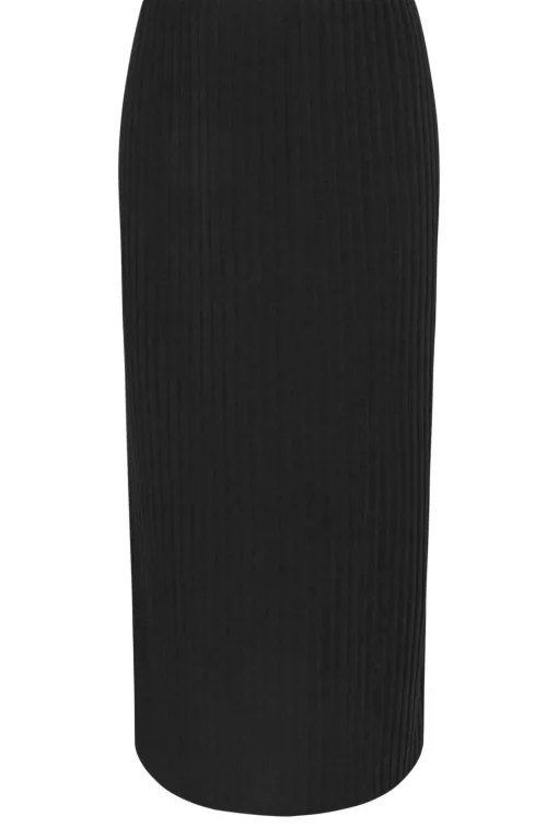 Ribbed Maxi Tube Skirt