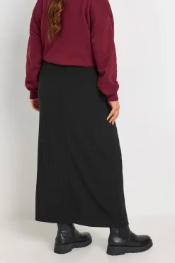 Ribbed Maxi Tube Skirt