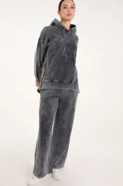 Rock & Roll Acid Wash Hoodie
