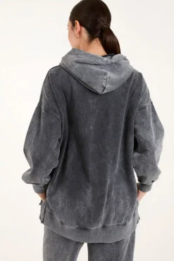 Rock & Roll Acid Wash Hoodie