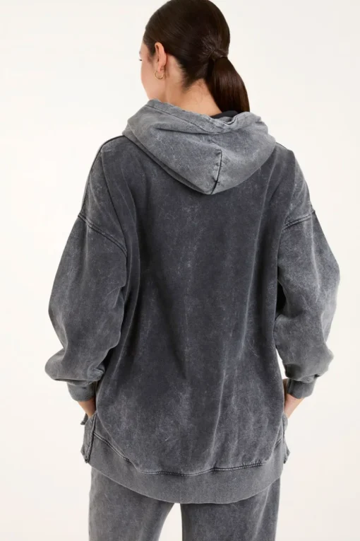 Rock & Roll Acid Wash Hoodie
