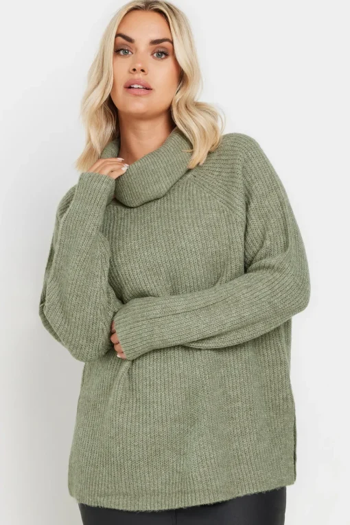 Roll Neck Knitted Jumper