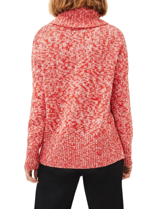 Rosia Melange Chunky Knit Jumper-Plain