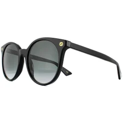 Round Black Grey Gradient Sunglasses