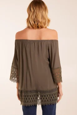 Round Neck Detail Blouse