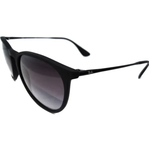 Round Rubberised Black Grey Gradient Erika 4171 Sunglasses