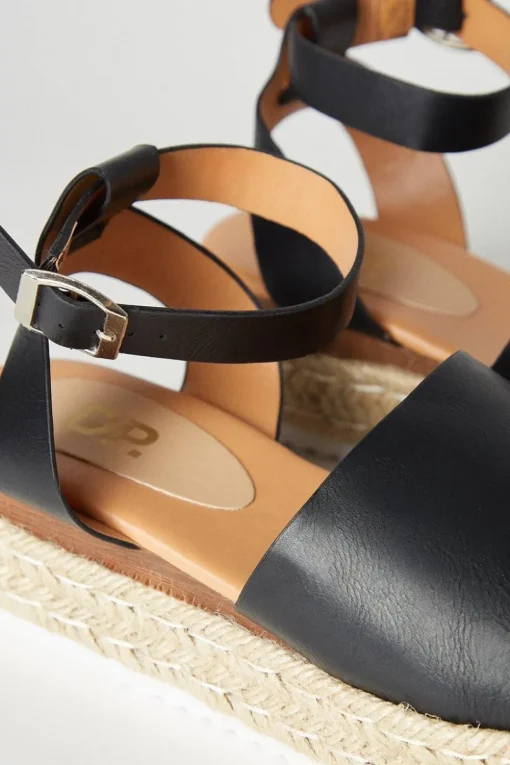 Rubi Ankle Strap Espadrille Wedge Sandals