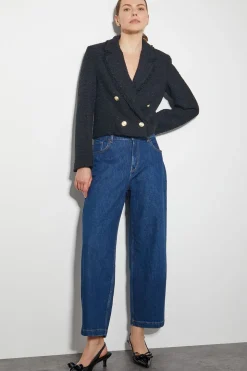 Rubi Crop Tweed Blazer