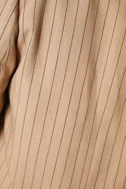 Ruched Sleeve Single Breasted Blazer