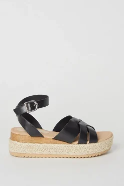 Rudi Interwoven Espadrille Wedge Sandals