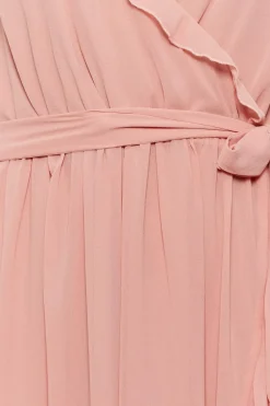 Ruffle Bridesmaid Wrap Dress