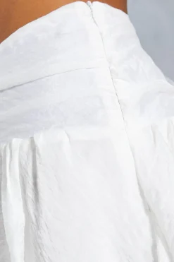 Ruffle Frill Hem Floaty Skort