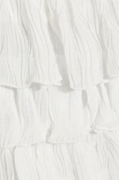 Ruffle Hem Mini Skirt