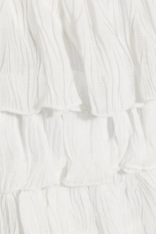 Ruffle Hem Mini Skirt