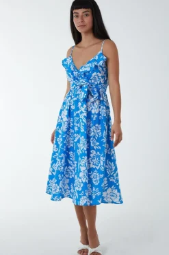 Ruffle Wrap Cami Dress