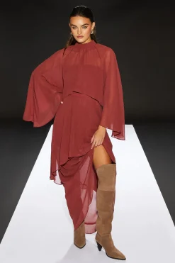 Runway 1.8.1.8 Suede Heeled Over The Knee Boots