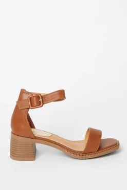 Sasha Comfort Stacked Low Block Heeled Sandals