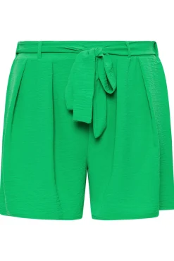 Satin Belted Shorts