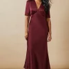 Satin Midaxi Dress