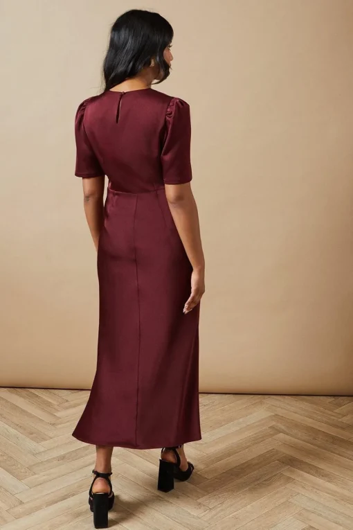 Satin Midaxi Dress