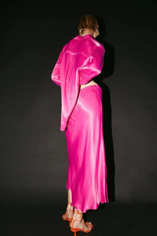 Satin Slip Skirt