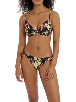 Savanna Sunset Plunge Tie Bikini Top