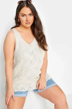 Scallop Hem Knitted Vest Top