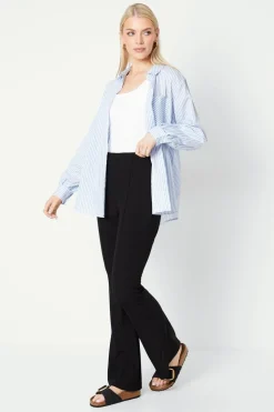 Seam Detail Kickflare Trouser