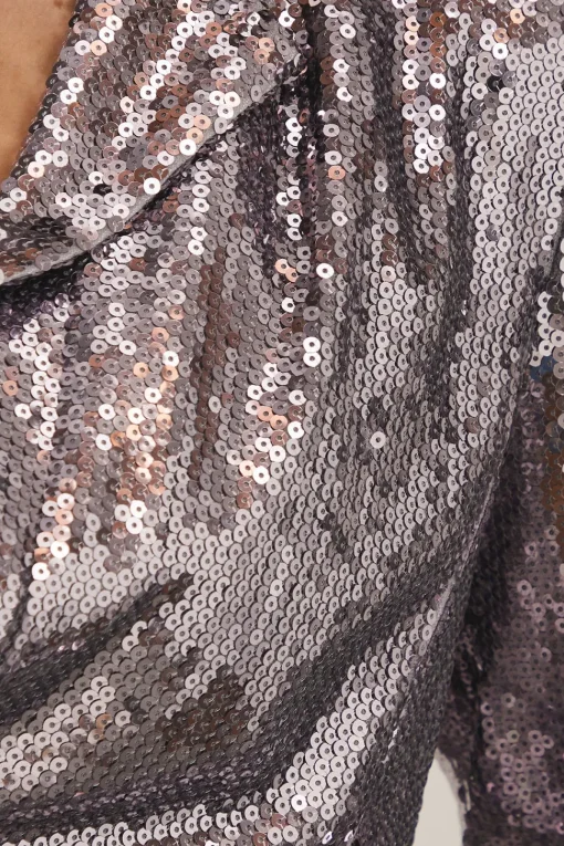 Sequin Crop Blazer