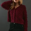 Shaggy Button Down Cardigan