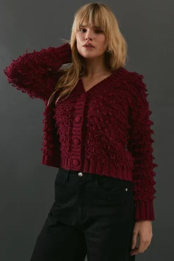 Shaggy Button Down Cardigan