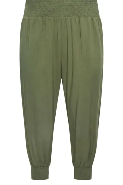 Shirred Harem Trousers