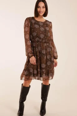 Shirred Mini Dress
