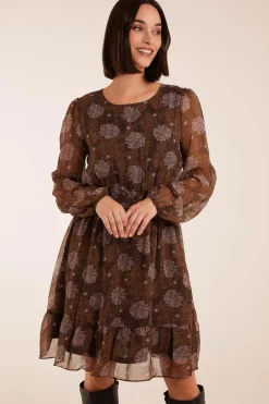 Shirred Mini Dress