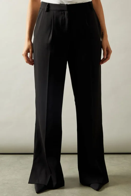 Side Split Flare Trousers