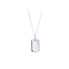 Simply Silver Sterling Silver 925 Tag Necklace