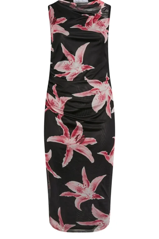 Slash Neck Dress