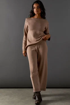 Slash Neck Slouchy Jumper