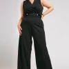 Sleeveless Wide Leg Jumpsuit