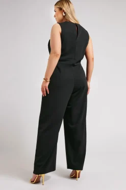 Sleeveless Wide Leg Jumpsuit