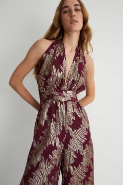 Sparkle Halter Neck Jumpsuit