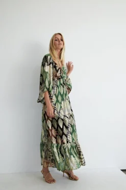 Sparkle Printed Maxi Dress