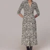 Speeding Squares Shirred Dress-
