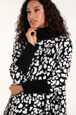 Spot Roll Neck Jumper
